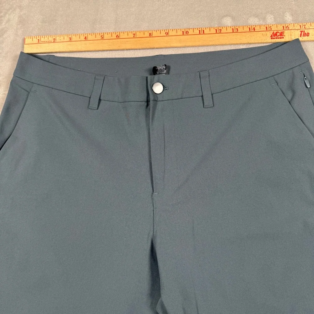 Lululemon Commission Slim-Fit Pant Mens 33 Grey Warpstreme Chino LM5AR2S